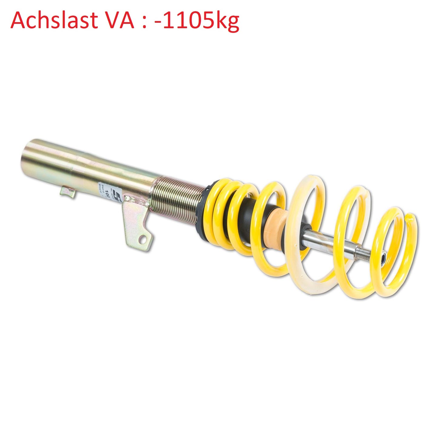 ST X Gewindefahrwerk Stahl verzinkt (mit fester Kennung) Audi A3 8P / VW Touran 1T Ø55mm ohne DDC