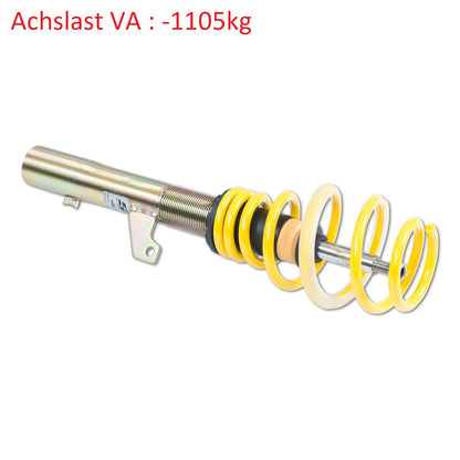 ST X Gewindefahrwerk Stahl verzinkt (mit fester Kennung) Audi A3 8P / VW Touran 1T Ø55mm ohne DDC