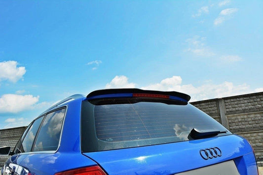 Spoiler CAP für AUDI S4 B6 Avant schwarz Hochglanz