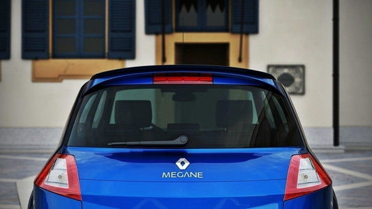 Spoiler CAP für RENAULT MEGANE II RS R26 schwarz Hochglanz