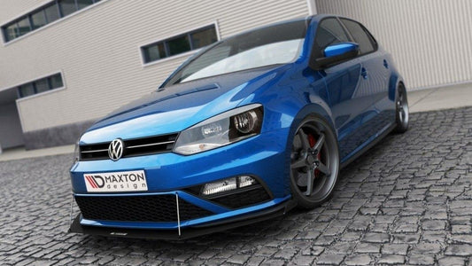 Racing Front Ansatz für (Mit Flügeln) VW Polo GTI Mk5 Facelift