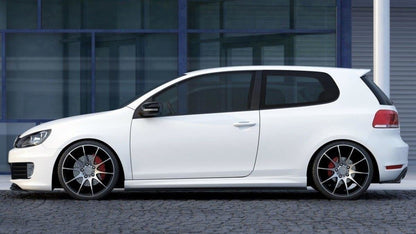 Seitenschweller Ansatz für VW Golf GTI 35th / R20 Mk6  schwarz Hochglanz