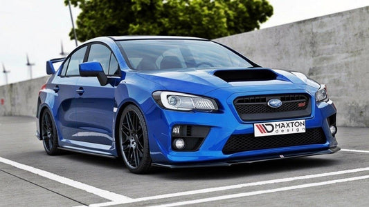 Front Ansatz für Subaru Impreza MK4 WRX STI V.1 schwarz Hochglanz