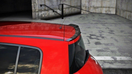 Spoiler CAP für RENAULT MEGANE II schwarz Hochglanz