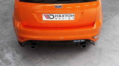 Diffusor Heck Ansatz für FORD FOCUS II ST FACELIFT Carbon Look