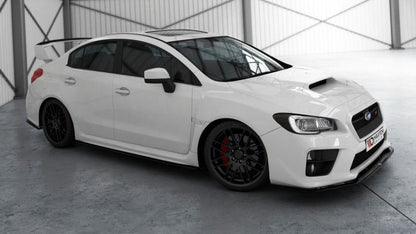 Front Ansatz für v.2 SUBARU WRX STI schwarz Hochglanz