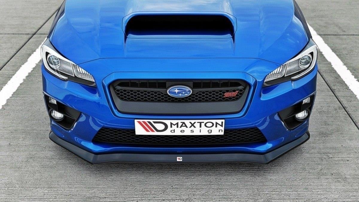 Front Ansatz für Subaru Impreza MK4 WRX STI V.1 schwarz Hochglanz