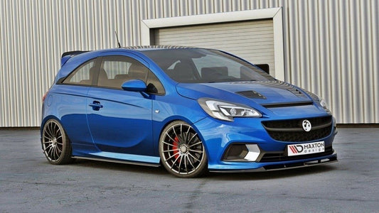 Seitenschweller Ansatz für OPEL CORSA E OPC/VXR schwarz Hochglanz