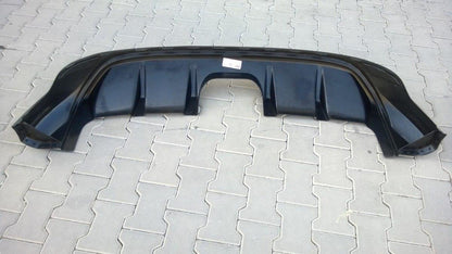 Diffusor Heck Ansatz für Ford Focus ST Mk3 (RS Look) schwarz Hochglanz