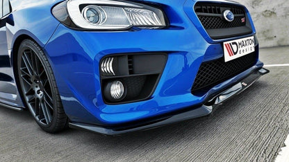 Front Ansatz für Subaru Impreza MK4 WRX STI V.1 schwarz Hochglanz