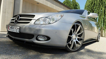 Seitenschweller Ansatz für MERCEDES CLS C219 schwarz Hochglanz