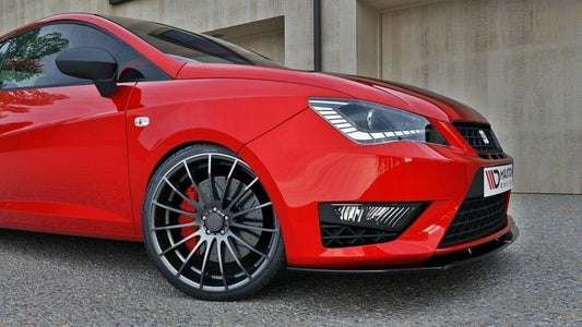 Front Ansatz für SEAT IBIZA IV CUPRA (6J) Facelift schwarz Hochglanz