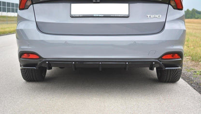 Diffusor Heck Ansatz für Fiat Tipo S-Design SW schwarz Hochglanz