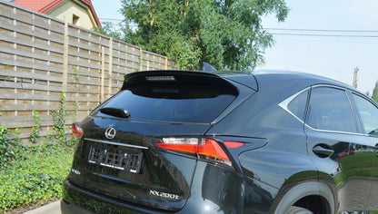 Spoiler CAP für Lexus NX Preface/Facelift schwarz Hochglanz