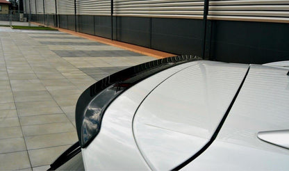 Spoiler CAP für Vw Tiguan Mk2 R-Line schwarz Hochglanz