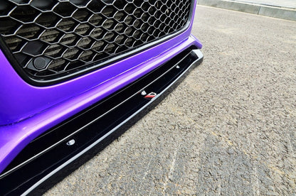 Front Ansatz für Audi RS5 8T / 8T FL  schwarz Hochglanz