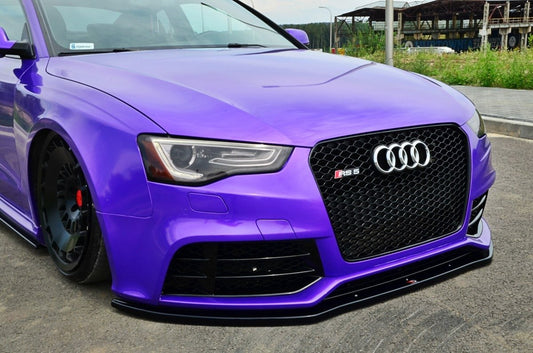 Front Ansatz für Audi RS5 8T / 8T FL  schwarz Hochglanz