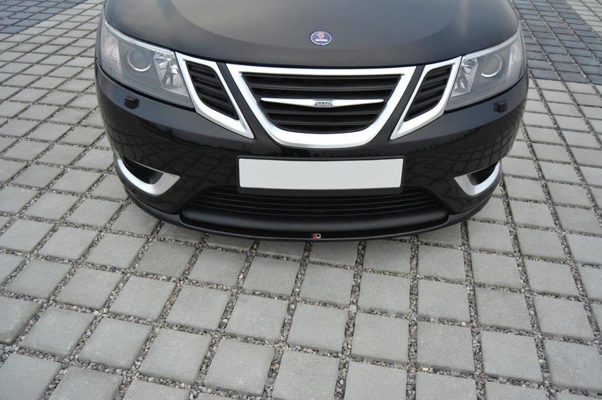 Front Ansatz für Saab 9-3 Aero Mk2 Facelift schwarz Hochglanz