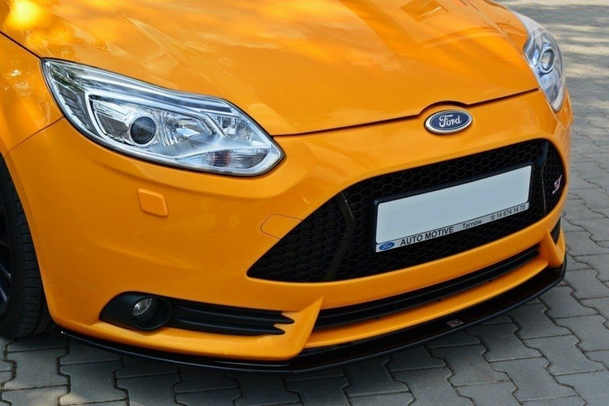 Front Ansatz V.2 für Ford Focus ST Mk3 schwarz Hochglanz