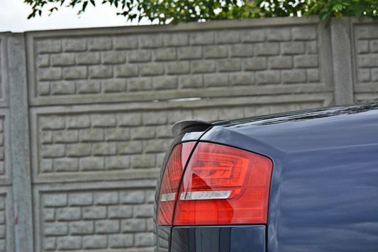 Spoiler CAP für Audi A8 D3 schwarz Hochglanz