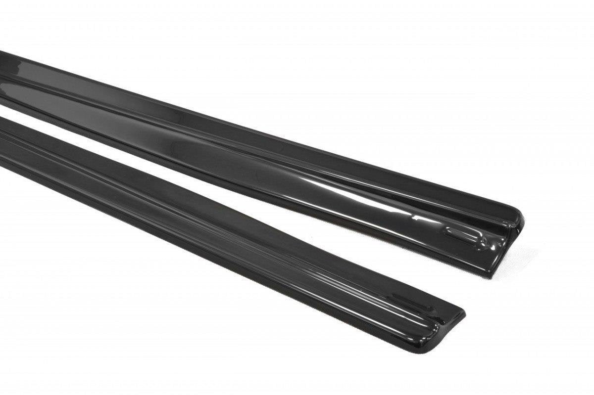 Seitenschweller Ansatz für MERCEDES CL-KLASSE C215 schwarz matt