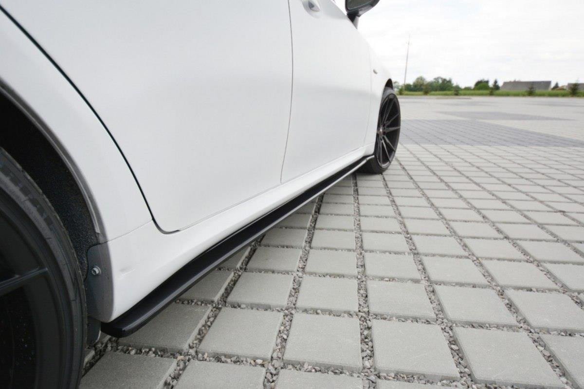 Seitenschweller Ansatz für Lexus IS F-Sport Mk2 (XE20) Facelift schwarz Hochglanz