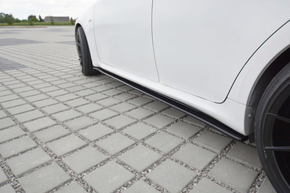 Seitenschweller Ansatz für Lexus IS F-Sport Mk2 (XE20) Facelift schwarz Hochglanz