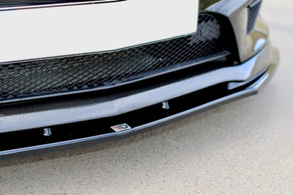Front Ansatz für v.2 MERCEDES CLA 45 AMG C117 (vor Facelift) schwarz Hochglanz