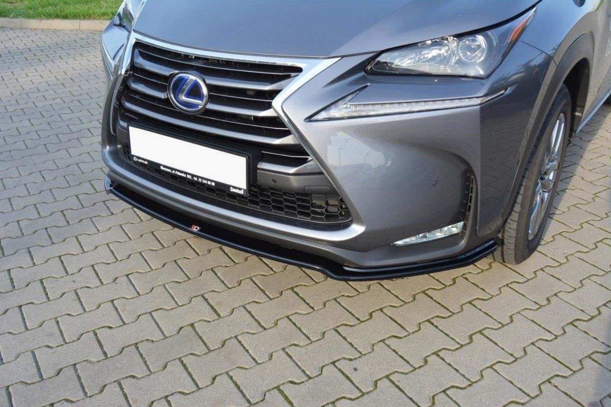 Front Ansatz V.1 für Lexus NX Mk1 schwarz Hochglanz