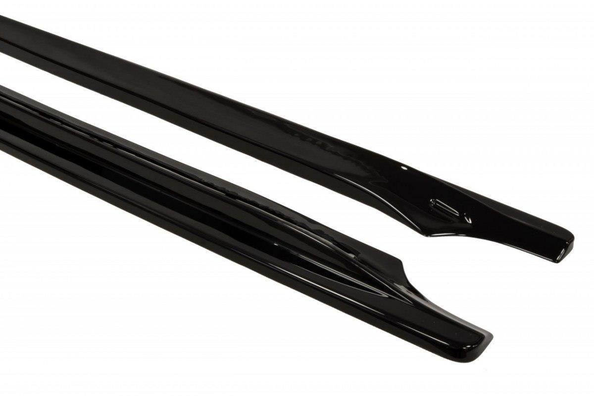 Seitenschweller Ansatz für Jeep Grand Cherokee WK2 Summit Facelift schwarz matt