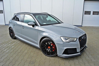 Seitenschweller Ansatz für Audi RS3 8V Sportback schwarz Hochglanz