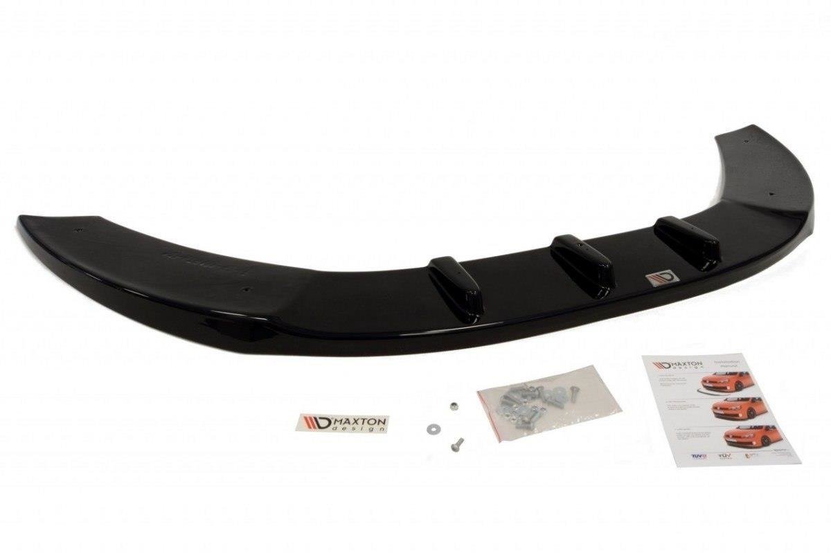 Front Ansatz V.1 für FIAT GRANDE PUNTO ABARTH schwarz Hochglanz