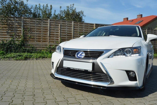 Front Ansatz V.1 für Lexus CT Mk1 Facelift schwarz Hochglanz