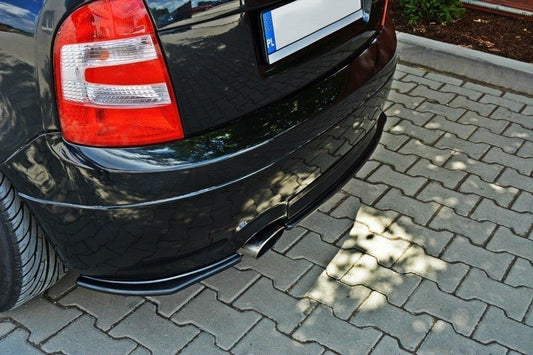 Heckansatz Skoda Fabia RS Mk1 schwarz Hochglanz
