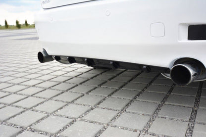 Diffusor Heck Ansatz für Lexus IS Mk2 schwarz Hochglanz