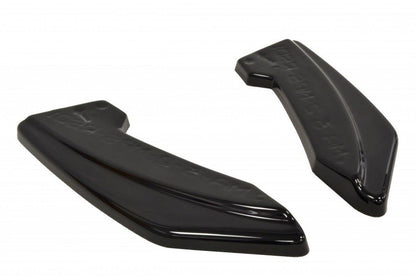 Heck Ansatz Flaps Diffusor für MAZDA 3 MK2 MPS schwarz Hochglanz