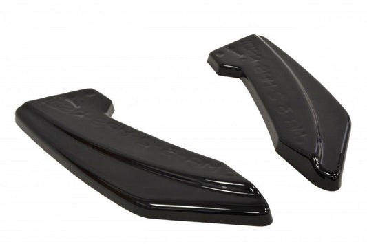 Heck Ansatz Flaps Diffusor für MAZDA 3 MK2 MPS schwarz Hochglanz