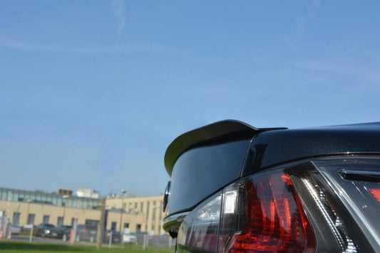 Spoiler CAP für Lexus GS Mk4 Facelift T schwarz Hochglanz