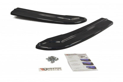 Heck Ansatz Flaps Diffusor für Mercedes-Benz C Limousine / Kombi AMG-Line W204 / S204 schwarz Hochglanz
