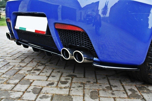 Heck Ansatz Flaps Diffusor für ALFA ROMEO 147 GTA schwarz Hochglanz