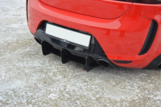 Diffusor Heck Ansatz für Heckschürze für SEAT LEON MK2 MS DESIGN