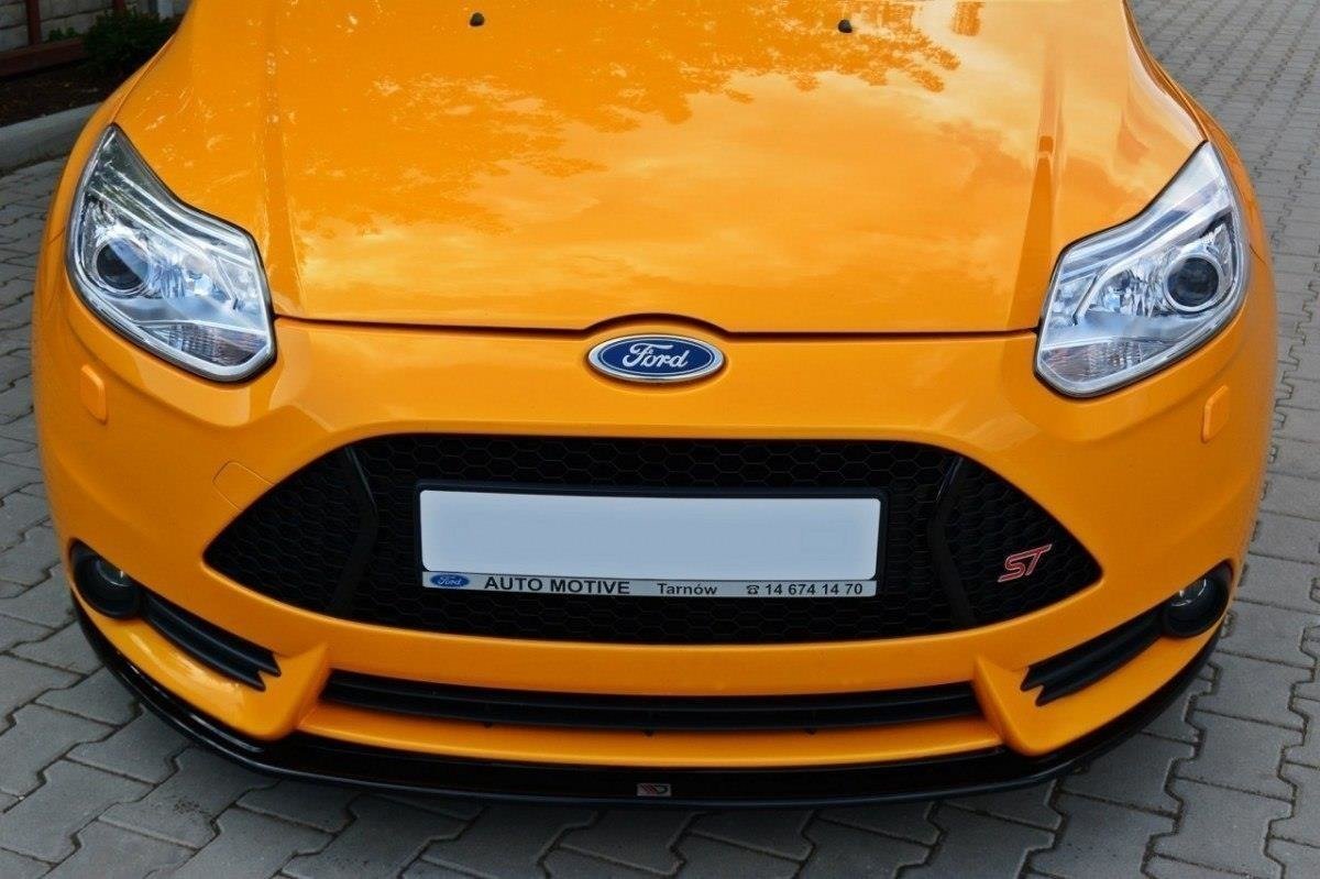 Front Ansatz V.2 für Ford Focus ST Mk3 schwarz Hochglanz