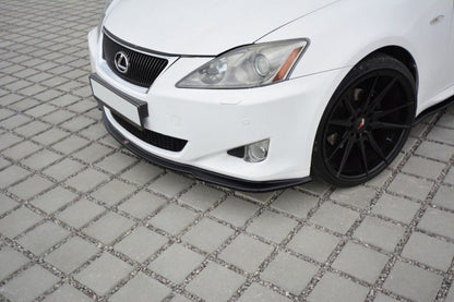 Front Ansatz V.1 für Lexus IS Mk2 schwarz Hochglanz