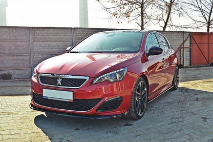 Front Ansatz für v.2 PEUGEOT 308 II GTI schwarz Hochglanz