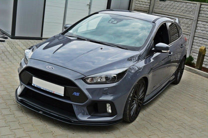 Front Ansatz V.3 für Ford Focus RS Mk3 schwarz Hochglanz