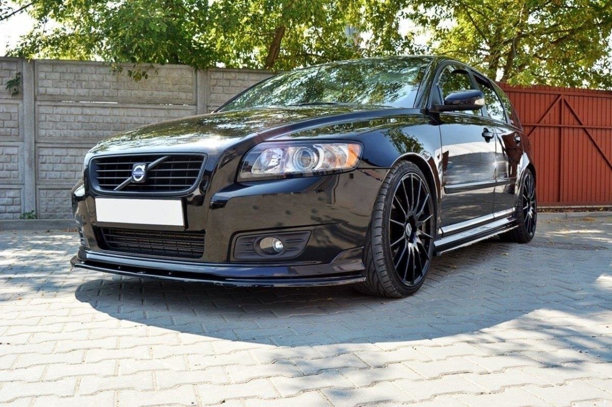 Front Ansatz für v.1 VOLVO V50F R-DESIGN Carbon Look