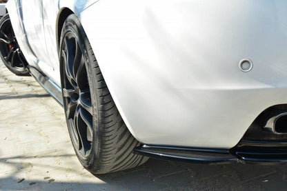 Heck Ansatz Flaps Diffusor für Alfa Romeo Brera schwarz matt