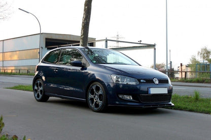 Front Ansatz für VW Polo Mk5  schwarz Hochglanz