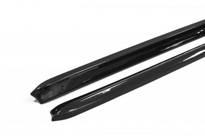 Seitenschweller Ansatz für AUDI S3 8L Carbon Look