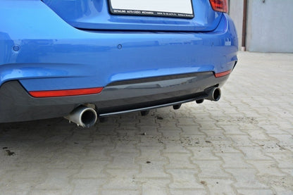 Heckansatz BMW 4er Coupe / Gran Coupe / Cabrio M-Paket F32 / F36 / F33 im DTM LOOK schwarz Hochglanz